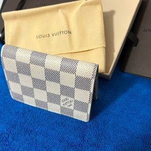 Louis Vuitton Damien beige wallet ( card case)